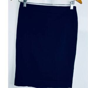 Loft Black Pencil Mini Skirt Size 2